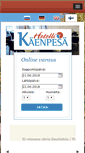 Mobile Screenshot of hotellikaenpesa.fi
